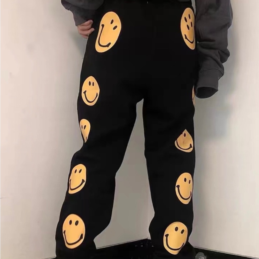 Smiley Face Sweatpants Kapital Casual